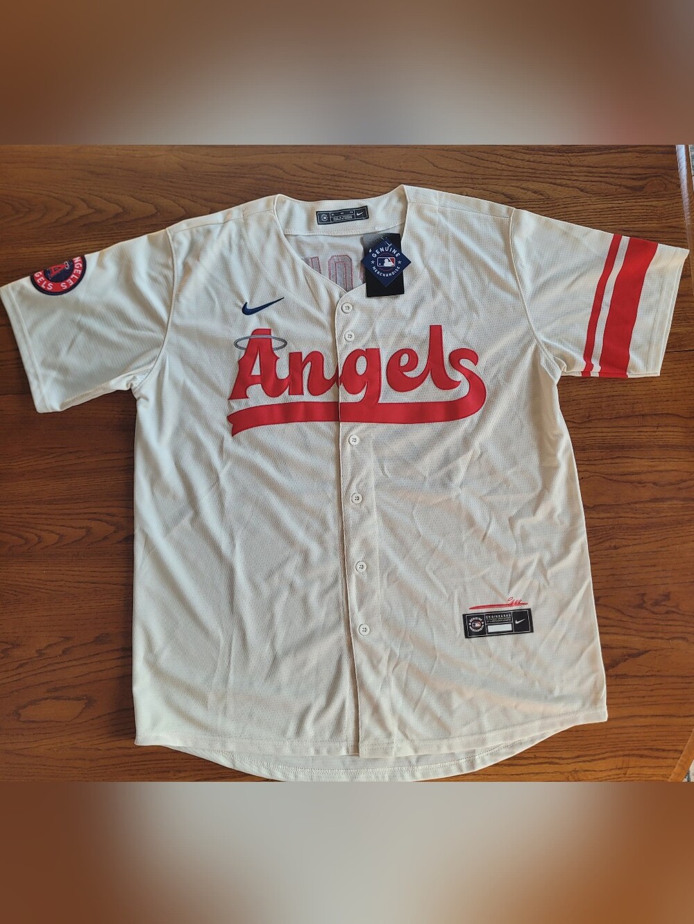 Los Angeles Angels Mike Trout Nike Replica Baseball Jersey